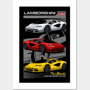 Countach LPI 800-4 Car Posters and Art